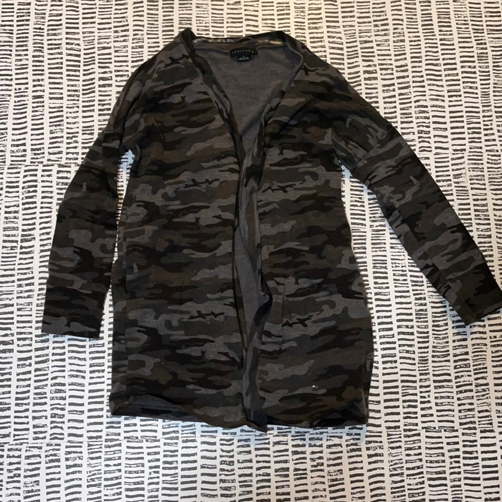 Camo Cardigan